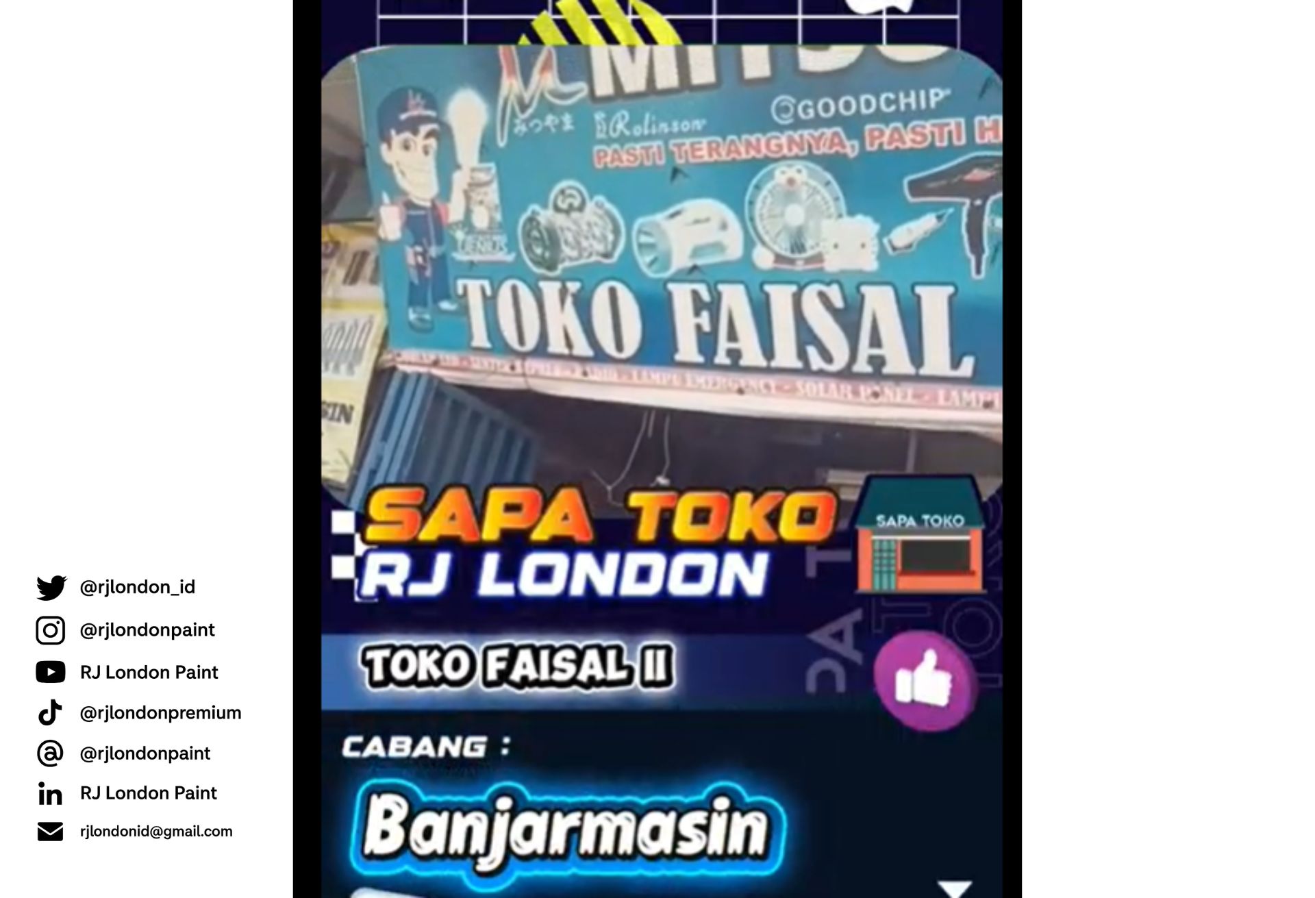 Sapa Toko Banjarmasin Toko Faisal II: Mitra Cat Terpercaya Selama Dua Dekade